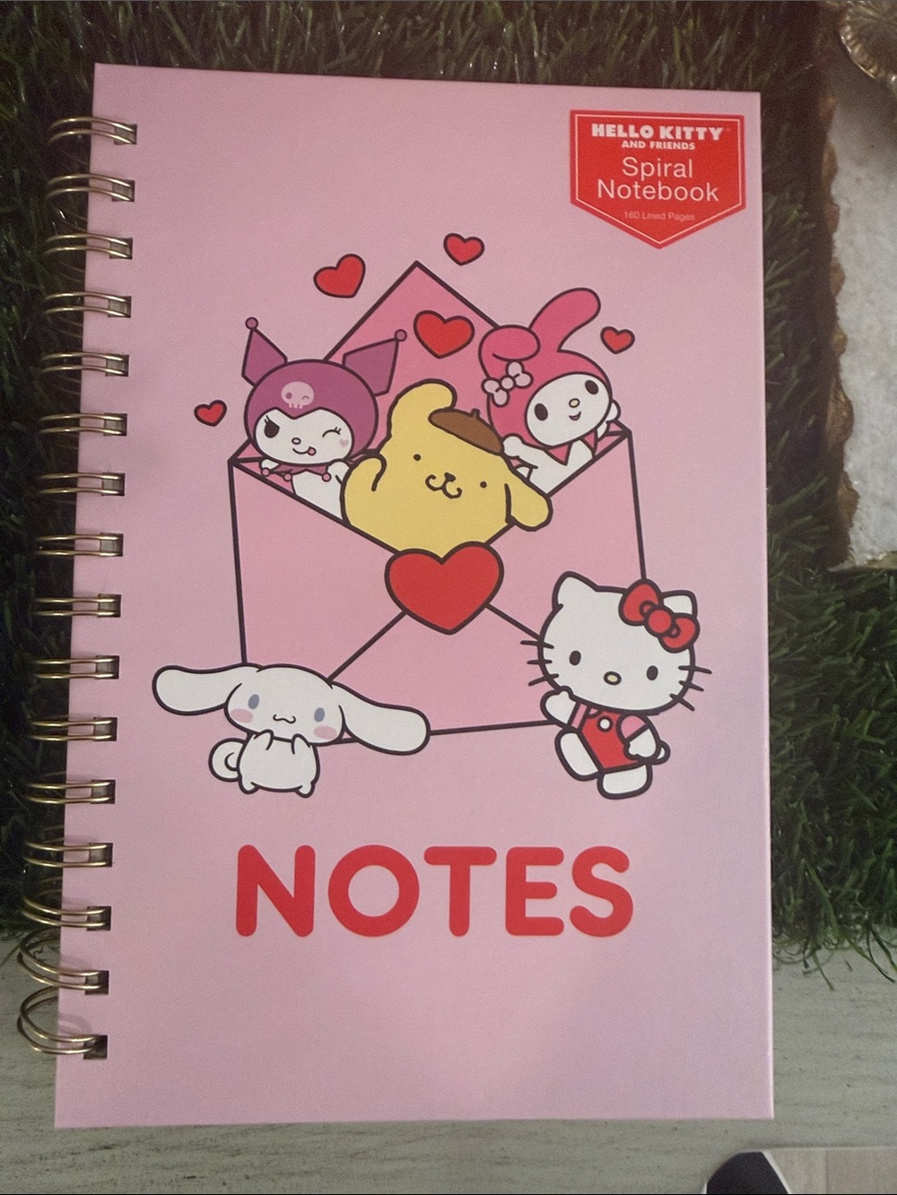 Sanrio Hello Kitty & Friends “Notes” & Valentines Spiral Notebook